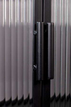 Black Framed Glass Cabinet | Dutchbone Boli | OROA.com