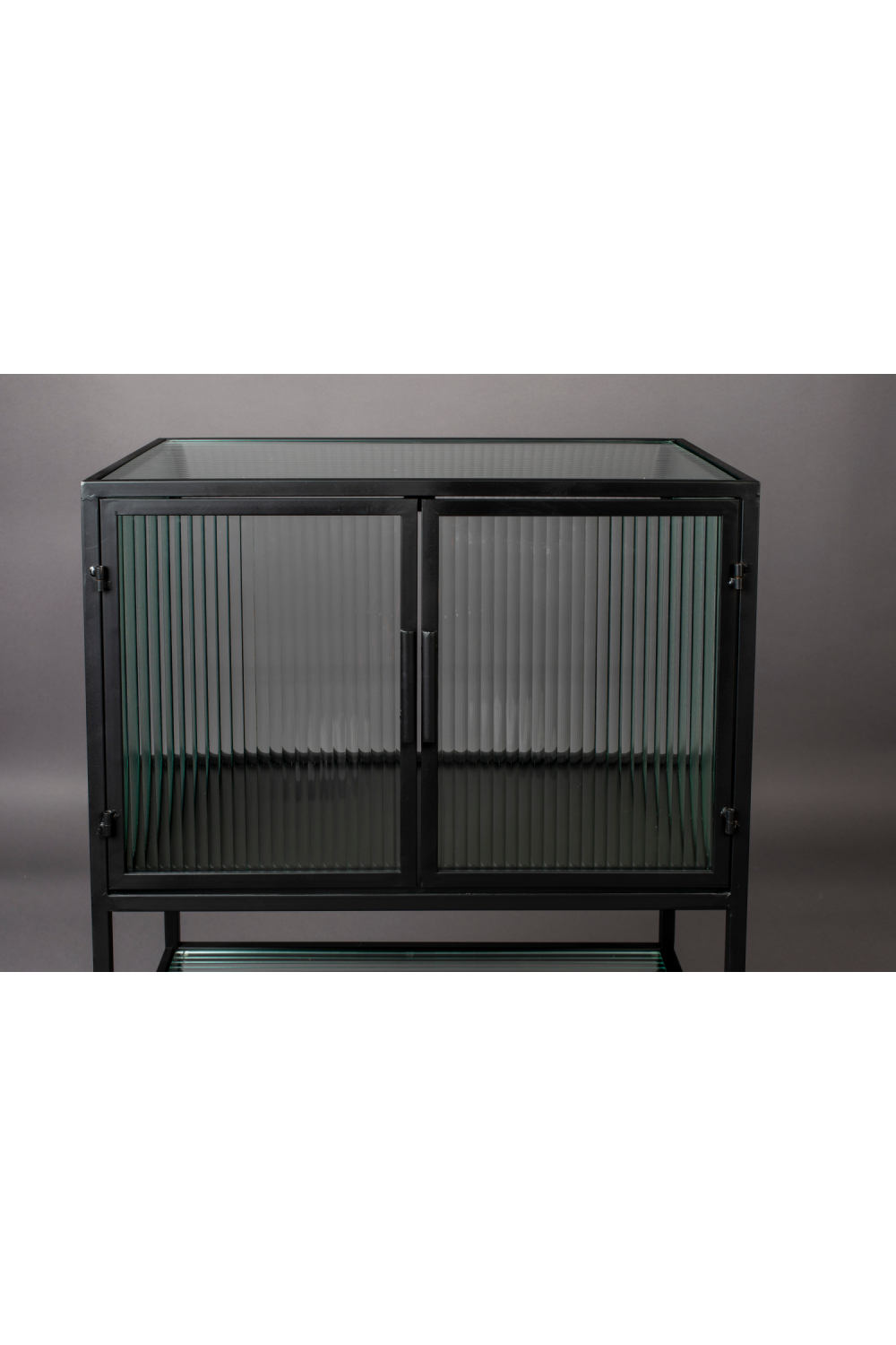 Black Framed Glass Cabinet | Dutchbone Boli | OROA.com