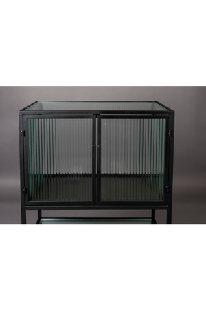 Black Framed Glass Cabinet | Dutchbone Boli | OROA.com