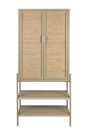 Fir & Rattan Cabinet | Dutchbone Yasu | OROA.com