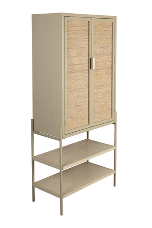 Fir & Rattan Cabinet | Dutchbone Yasu | OROA.com