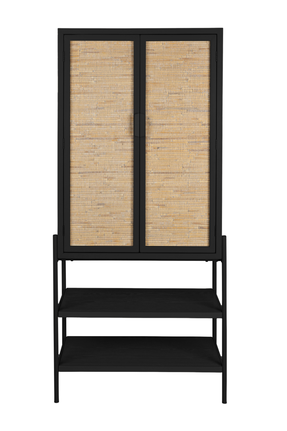 Fir & Rattan Cabinet | Dutchbone Yasu | OROA.com