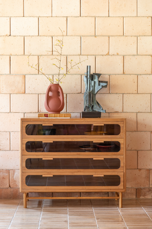 Bamboo Drawer Cabinet | Dutchbone Caroun | OROA.com