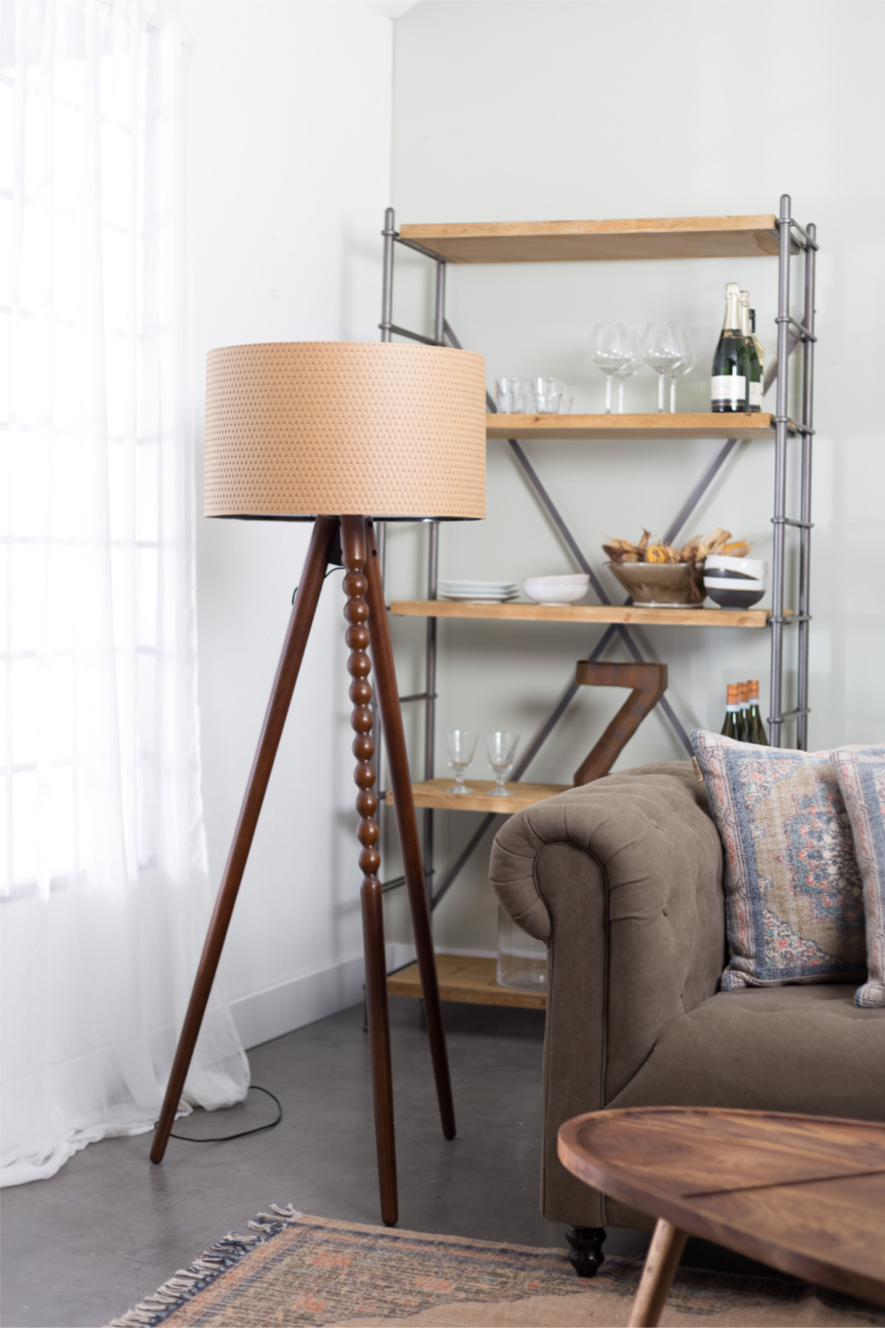 5-Shelf Storage Cabinet | Dutchbone Iron | OROA.com