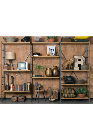 5-Shelf Storage Cabinet | Dutchbone Iron | OROA.com