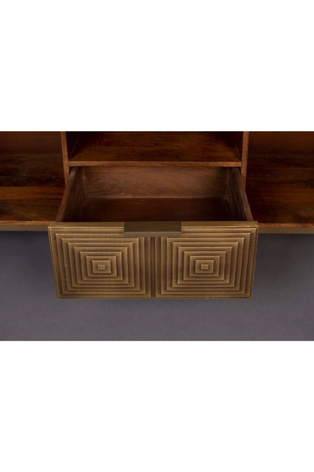 Art Deco Brass Sideboard | Dutchbone Volan | DutchFurniture.com