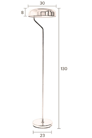 Iron Floor Lamp | Dutchbone Eclipse | Oroa.com