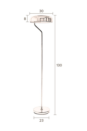Iron Floor Lamp | Dutchbone Eclipse | Oroa.com