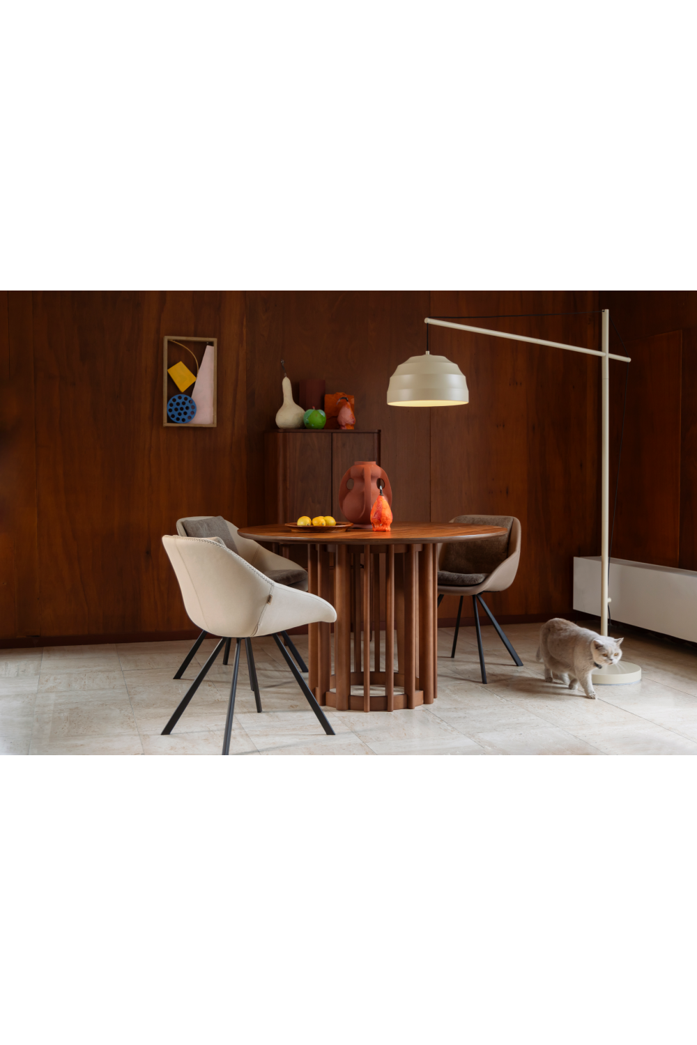 Dome Modern Floor Lamp | Dutchbone Liwa | OROA.com