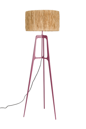 Natural Handmade Floor Lamp | Dutchbone Afra | OROA.com
