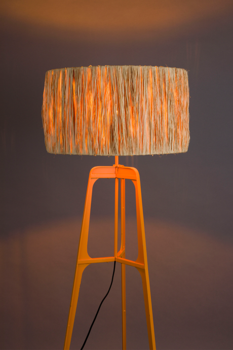 Natural Handmade Floor Lamp | Dutchbone Afra | OROA.com