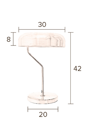 Iron Table Lamp | Dutchbone Eclipse | Oroa.com