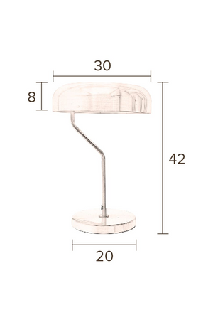 Iron Table Lamp | Dutchbone Eclipse | Oroa.com