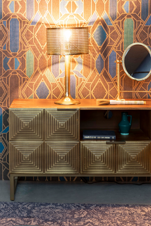 Polished Brass Table Lamp | Dutchbone Barun | OROA.com