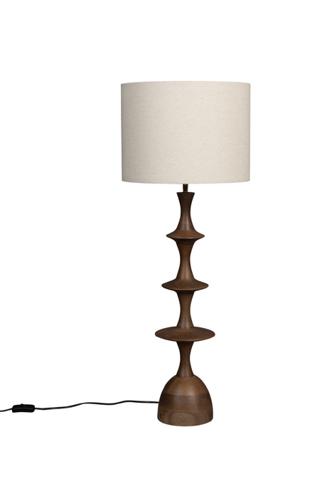Linen Shade Table Lamp | Dutchbone Cath | OROA.com