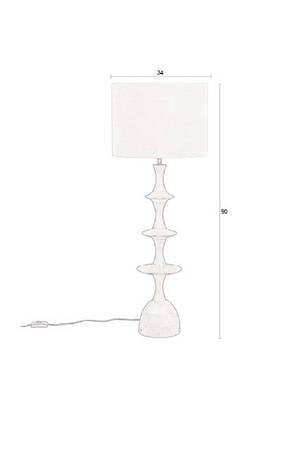 Linen Shade Table Lamp | Dutchbone Cath | OROA.com