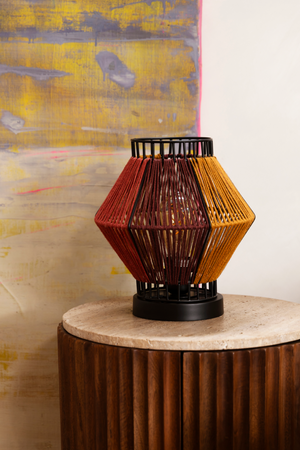 Rope Diamond Table Lamp | Dutchbone Surya | OROA.com