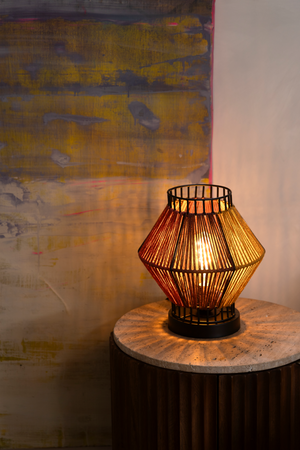 Rope Diamond Table Lamp | Dutchbone Surya | OROA.com