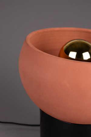 Terracotta Bowl Table Lamp | Dutchbone Zahra | OROA.com