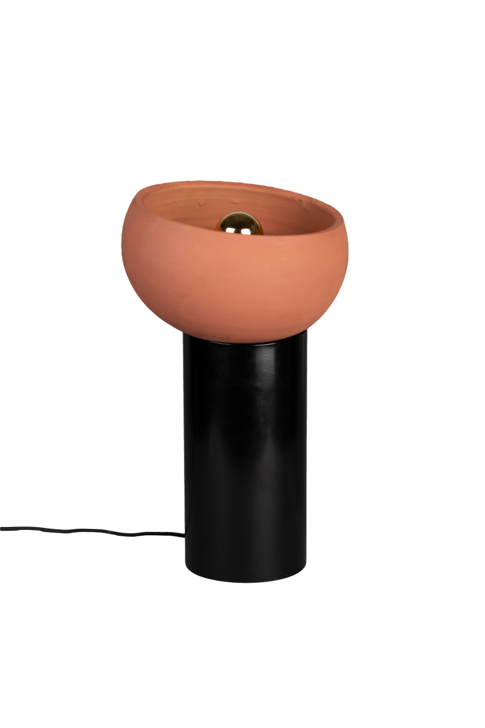 Terracotta Bowl Table Lamp | Dutchbone Zahra | OROA.com