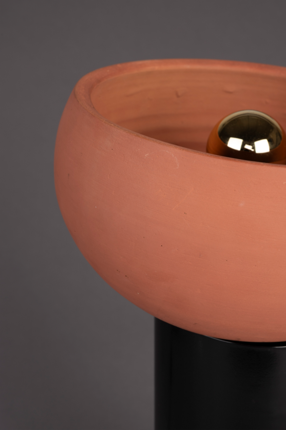 Terracotta Bowl Table Lamp | Dutchbone Zahra | OROA.com