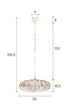 Oval Wood Pendant Lamp | Dutchbone Bond | DutchFurniture.com