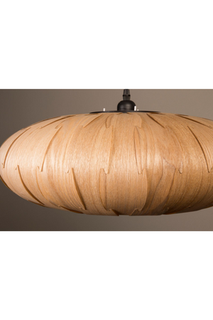 Oval Wood Pendant Lamp | Dutchbone Bond | DutchFurniture.com