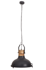 Black Metal Hanging Light | Dutchbone Raw | Oroa