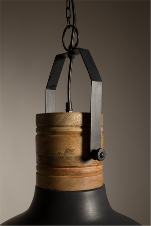 Black Metal Hanging Light | Dutchbone Raw | Oroa