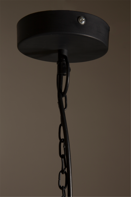 Black Metal Hanging Light | Dutchbone Raw | Oroa