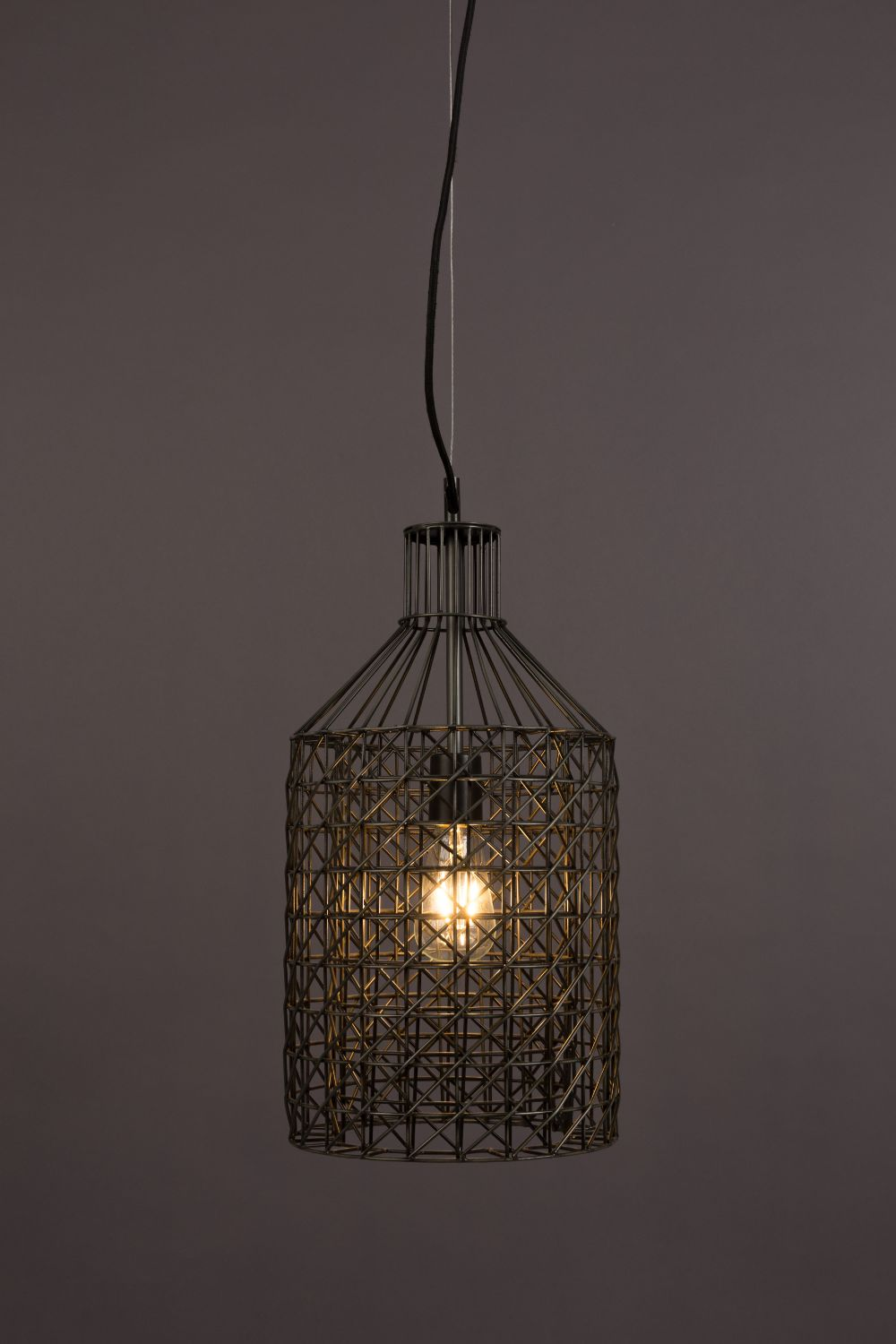 Gray Metal Weave Pendant Lamp | Dutchbone Jim | Oroa.com