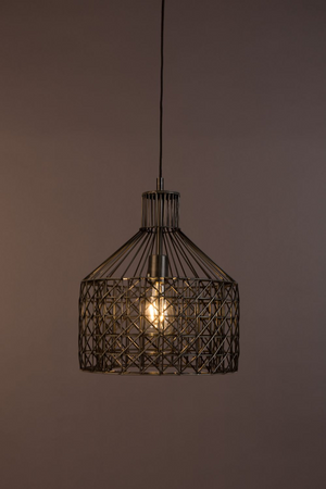 Gray Metal Weave Pendant Lamp | Dutchbone Jim | Oroa.com