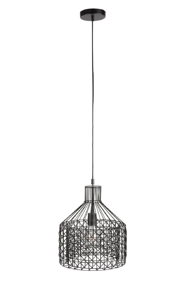 Gray Metal Weave Pendant Lamp | Dutchbone Jim | Oroa.com