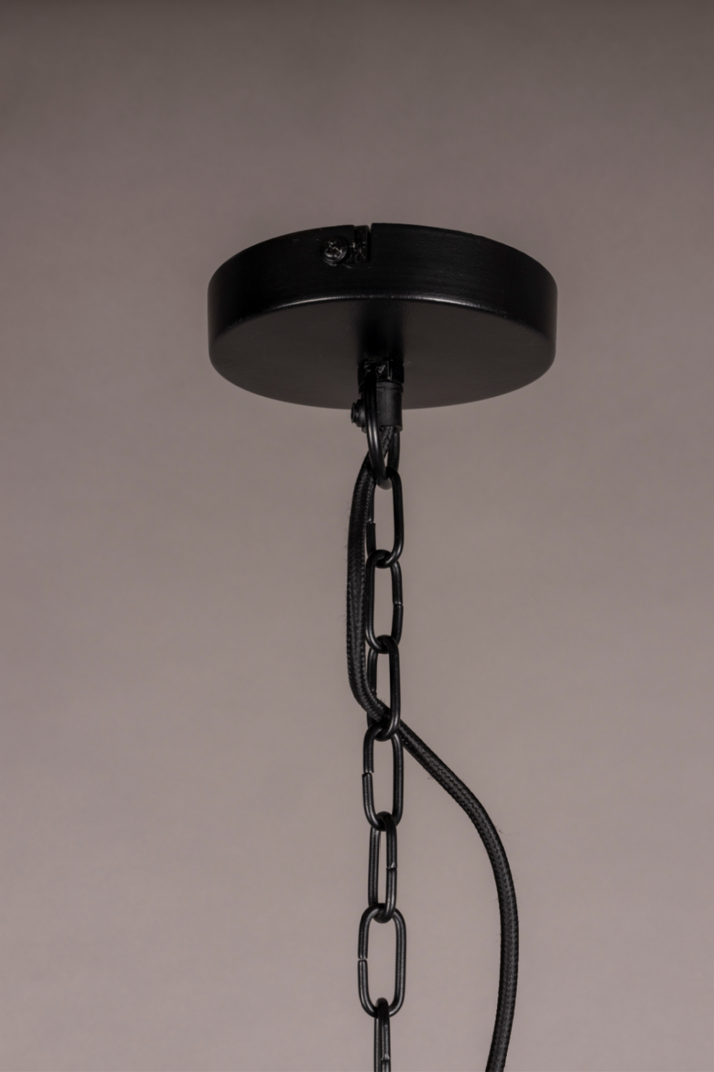 Round Black Pendant Lamp | Dutchbone Meezan | Oroatrade.com