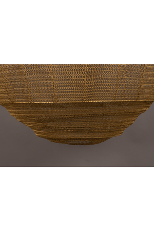 Round Gold Pendant Lamp | Dutchbone Meezan | OROA.com