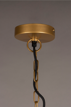 Round Gold Pendant Lamp | Dutchbone Meezan | OROA.com