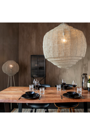 Round Gray Pendant Lamp | Dutchbone Meezan | OROA.com