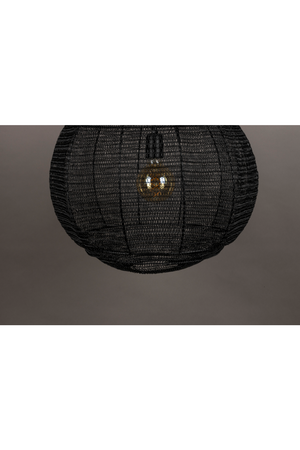 Round Black Pendant Lamp | Dutchbone Meezan | Oroatrade.com