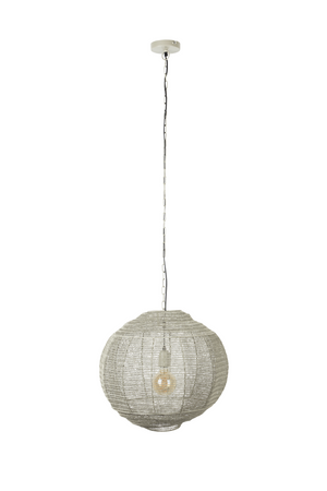 Round Gray Pendant Lamp | Dutchbone Meezan | OROA.com