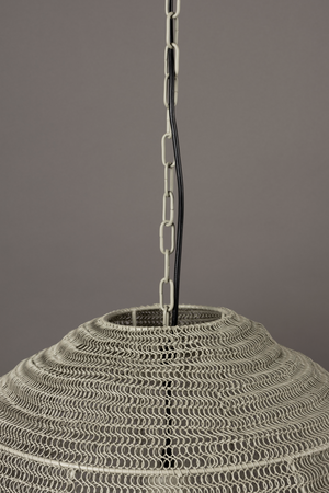 Round Gray Pendant Lamp | Dutchbone Meezan | OROA.com