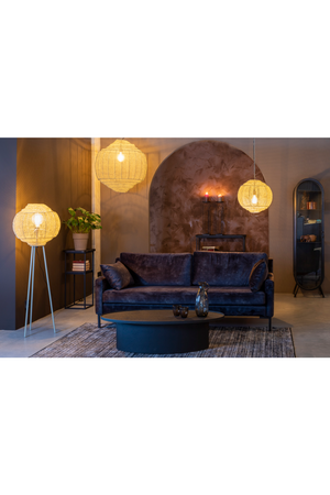 Round Gray Pendant Lamp | Dutchbone Meezan | OROA.com