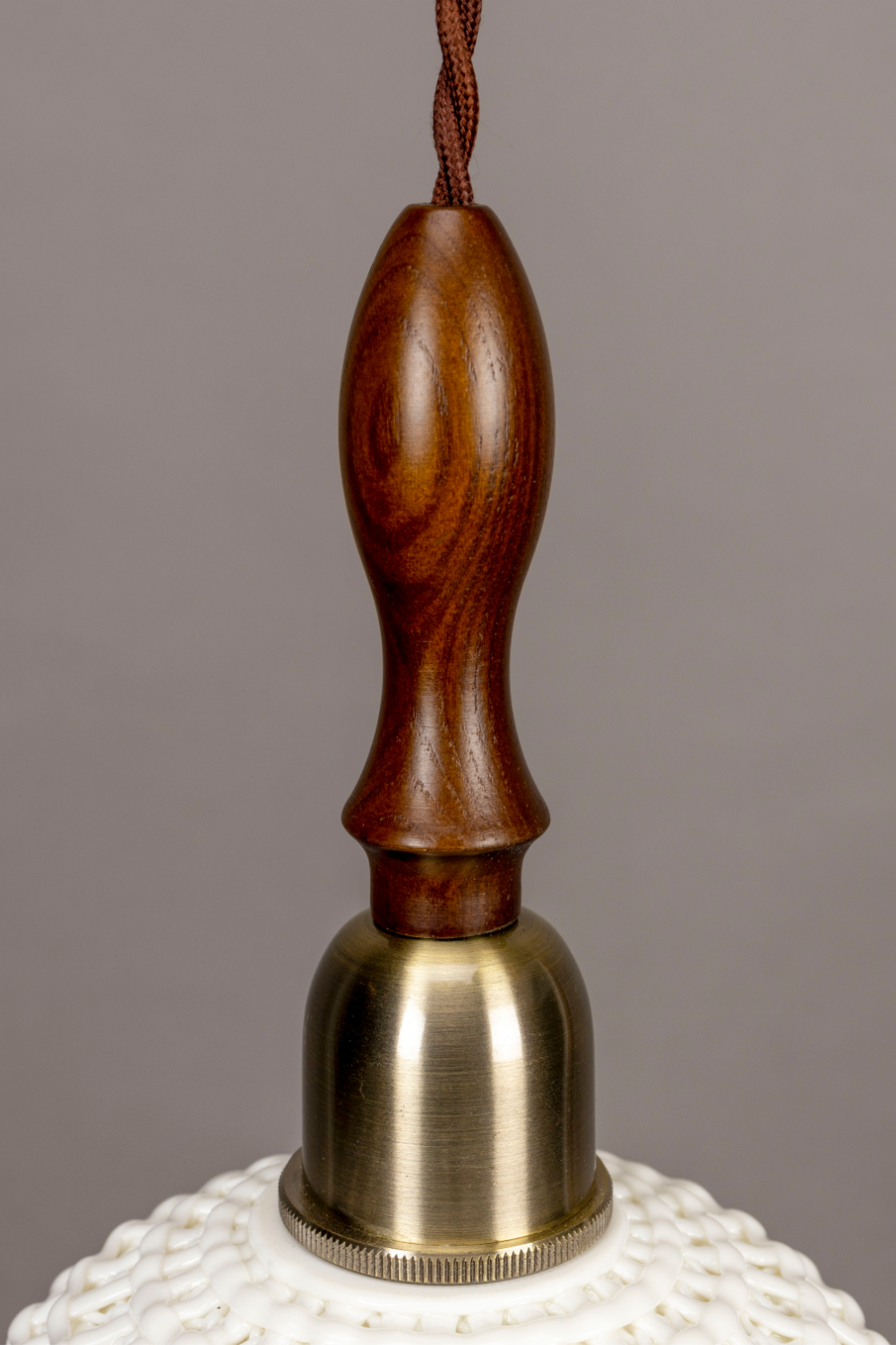 White Ceramic Pendant Lamp | Dutchbone Poppy | OROA.com