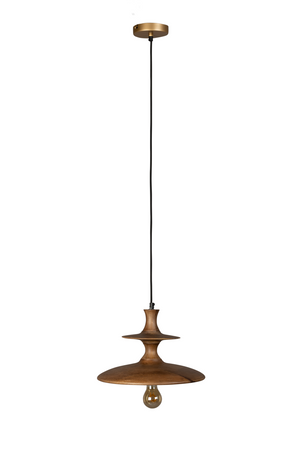 Vintage Mango Wood Pendant Lamp | Dutchbone Cath | OROA.com