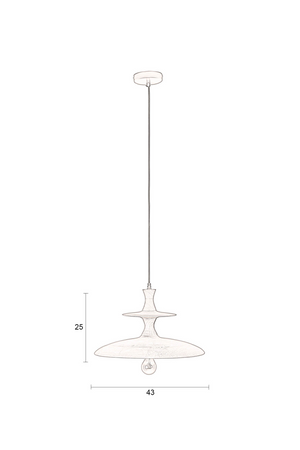 Vintage Mango Wood Pendant Lamp | Dutchbone Cath | OROA.com