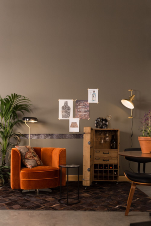 Adjustable Brass Wall Sconce | Dutchbone Karish | DutchFurniture.com