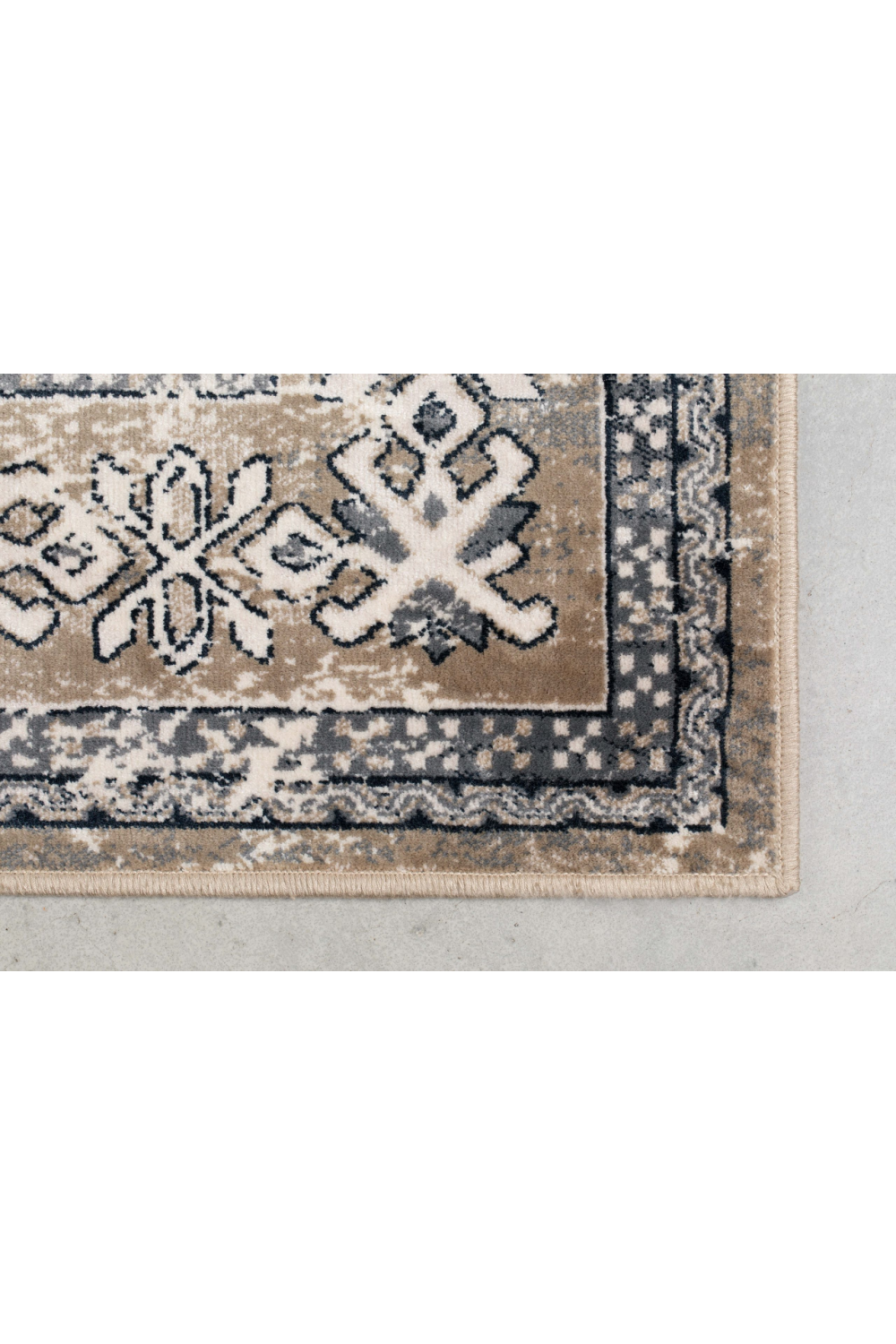 Gray Herati Carpet | Dutchbone Mahal | OROA.com
