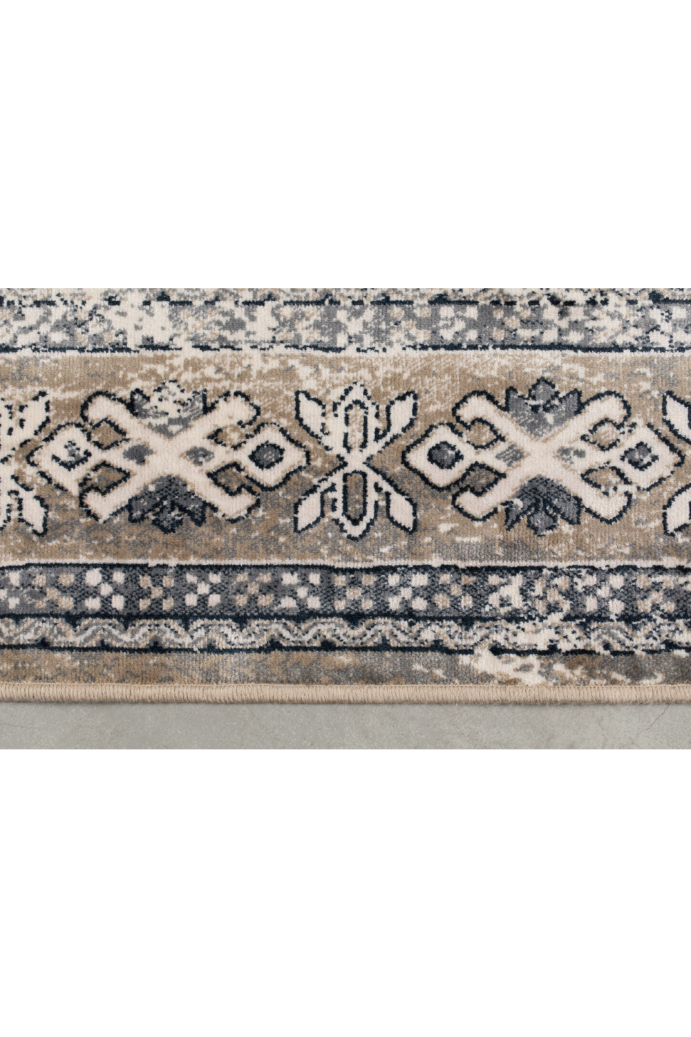 Gray Herati Carpet | Dutchbone Mahal | OROA.com