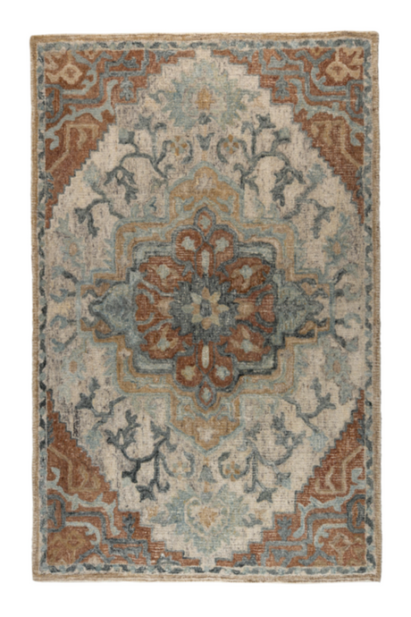 Blue Vintage Carpet | Dutchbone Amori | OROA.com