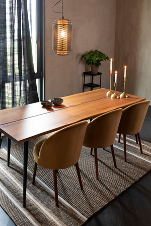 Handwoven Stripes Carpet 5' x 7'5" | Dutchbone Djahe | OROA.com