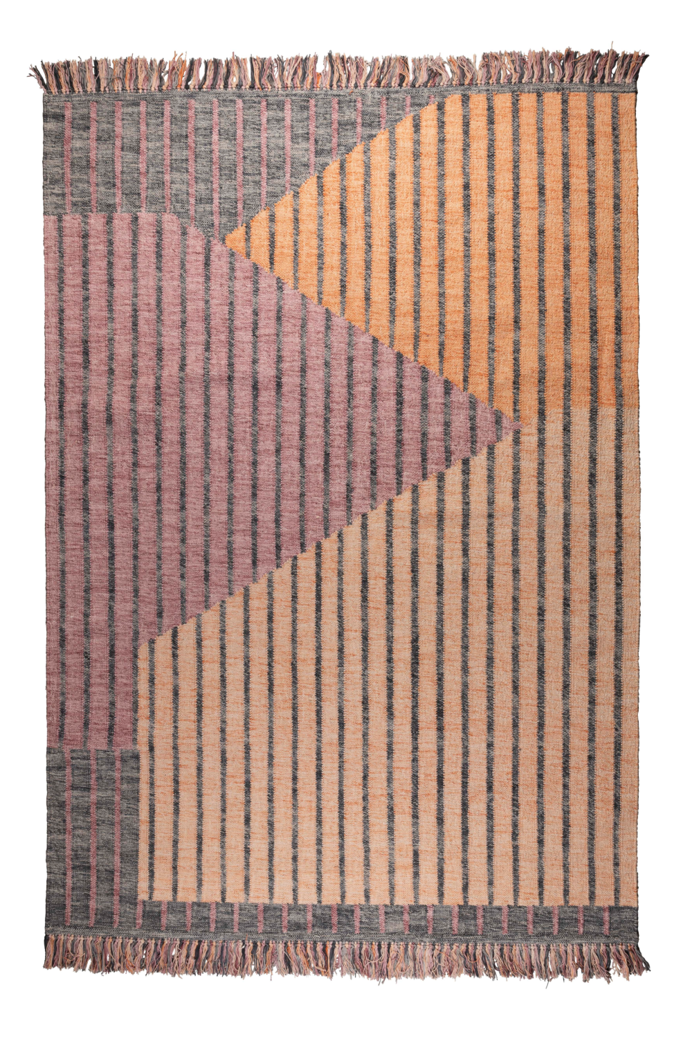 Cotton Fringed Carpet | Dutchbone Hampton | OROA.com